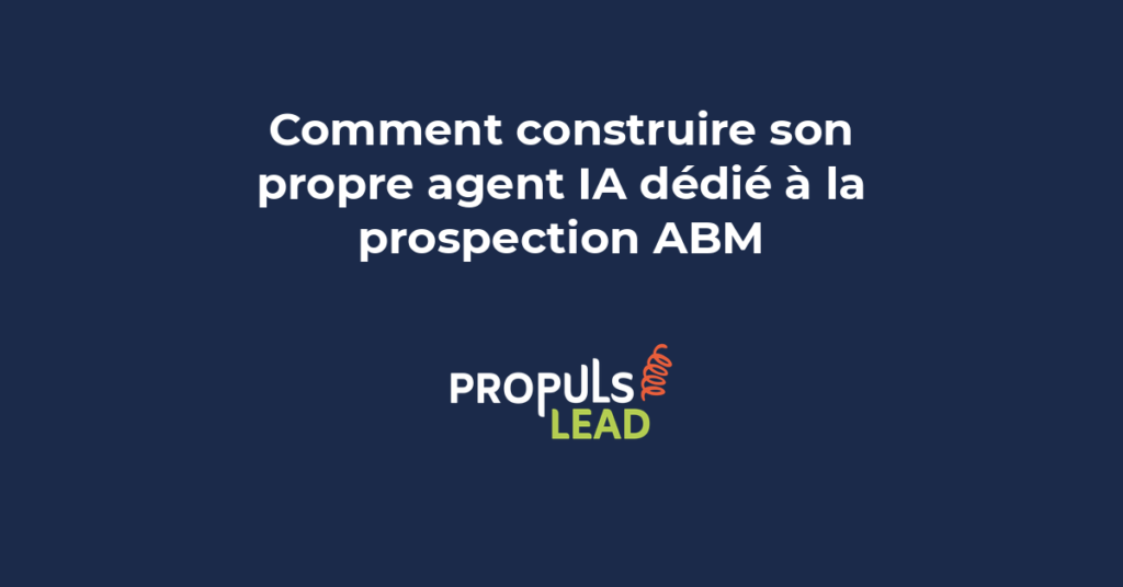 Schéma d'architecture d'un agent IA de prospection ABM avec modules d'enrichissement de données et de séquençage automatisé