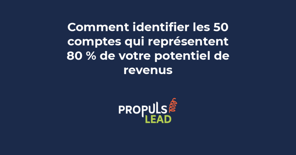 Matrice de priorisation des comptes cibles ABM avec scoring et potentiel de revenus pour PME B2B