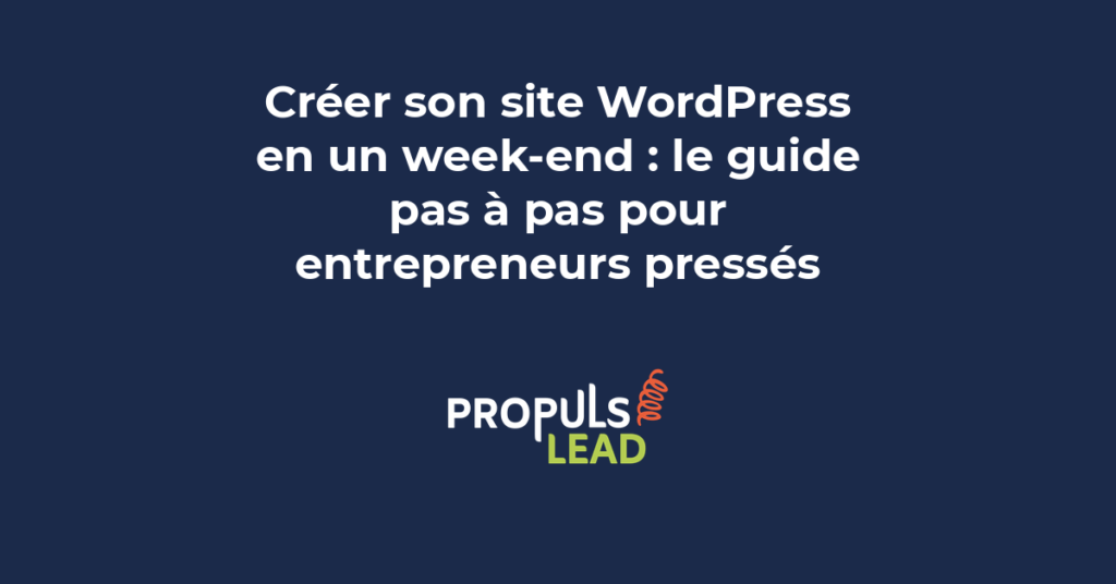 Écran d'ordinateur montrant un site WordPress en cours de construction avec le tableau de bord et un thème professionnel activé
