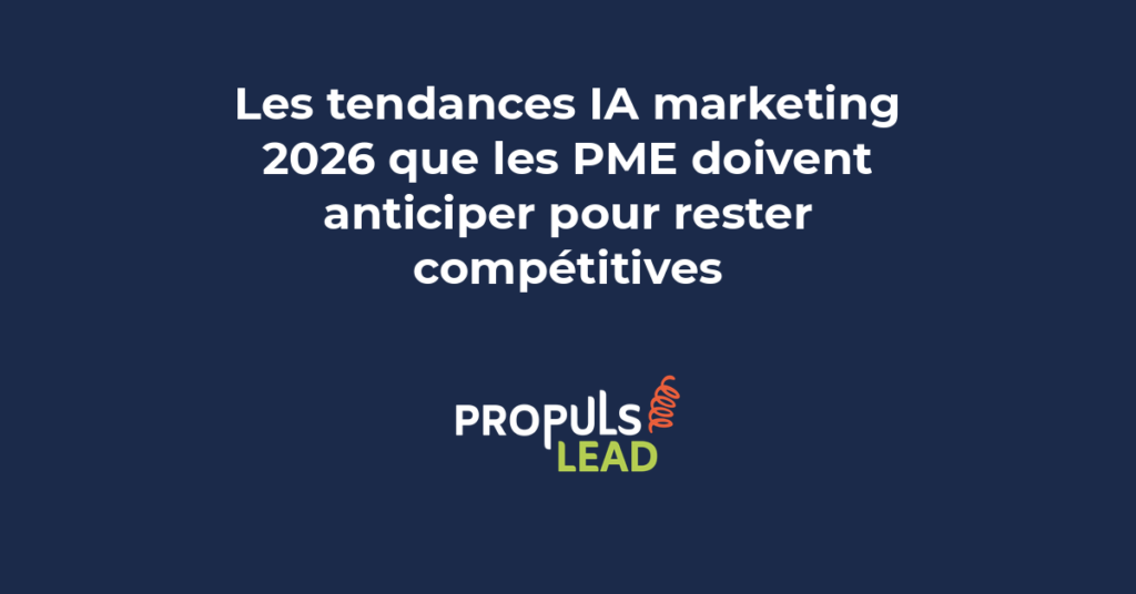 Panorama des tendances IA marketing 2026 pour les PME avec personnalisation recherche vocale agents autonomes et contenu multimodal