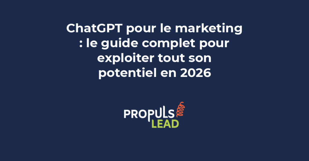 ChatGPT marketing guide complet 2026 stratégie contenu analyse données PME