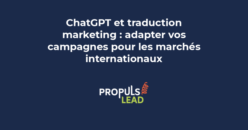 Interface ChatGPT traduisant et localisant une campagne marketing pour différents marchés internationaux avec adaptation culturelle