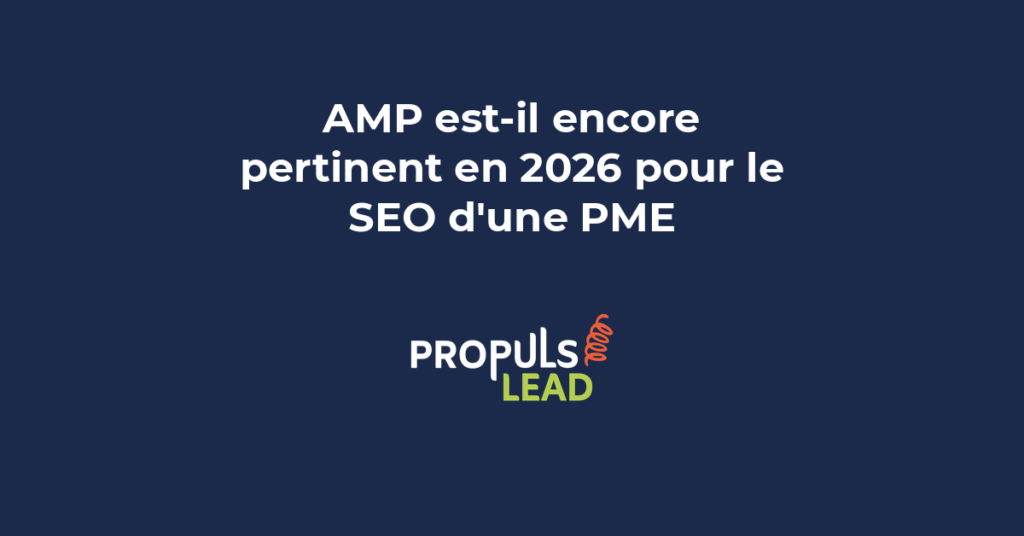 AMP accelerated mobile pages SEO 2026 pertinence PME site mobile