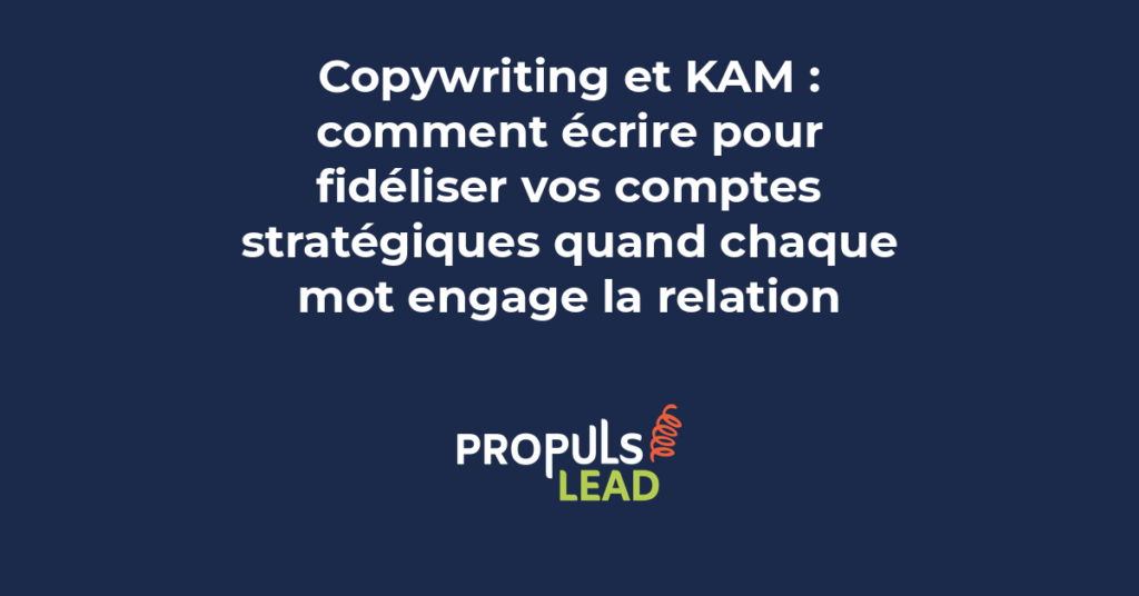 Représentation de la relation entre copywriting personnalisé et gestion des comptes stratégiques en entreprise B2B