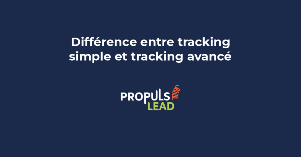 Comparaison visuelle entre le tracking simple et le tracking avancé dans un tunnel de vente