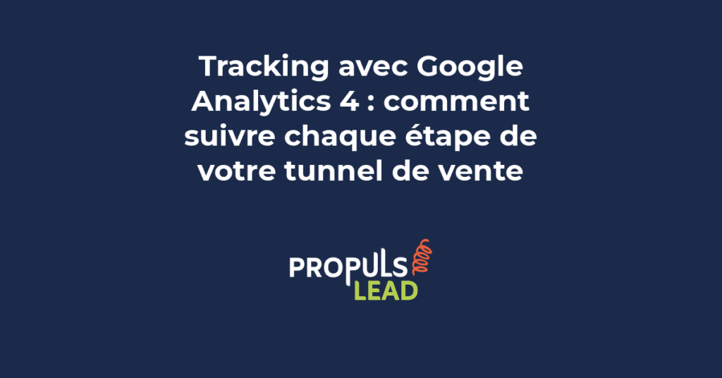 Interface Google Analytics 4 montrant le suivi des conversions dans un tunnel de vente
