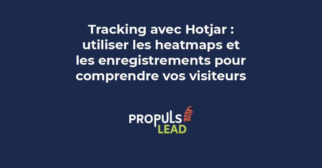 Heatmap Hotjar montrant les zones de clic et de scroll sur une page de vente