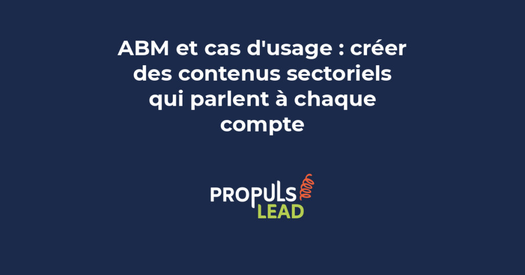 Matrice cas d'usage sectoriels ABM avec taux conversion par industrie