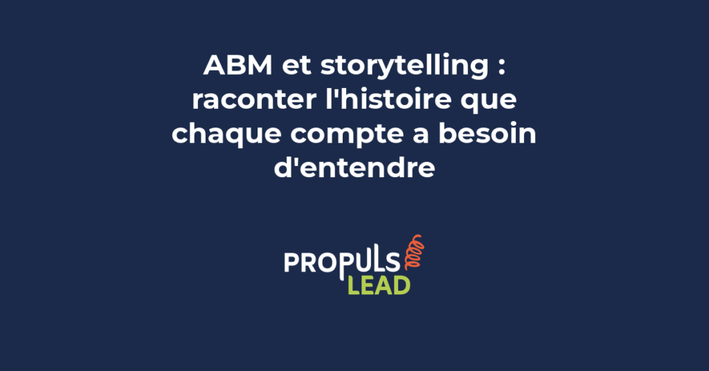 Illustration d'un storyteller présentant un récit narratif personnalisé complet aux décideurs multiples d'une entreprise cible assise autour d'une table de réunion.