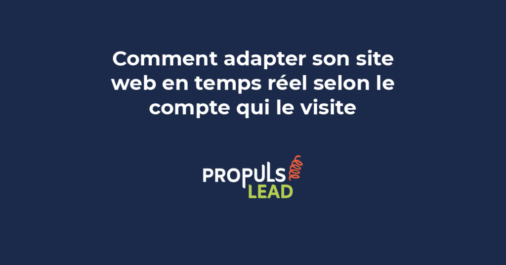 Démonstration d'un site web qui change de contenu et de design selon le compte visiteur, avec des éléments personnalisés pour chaque industrie.