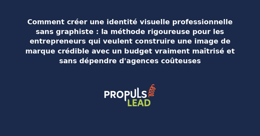 Charte graphique d'identité visuelle d'entreprise présentant logo palette de couleurs typographies et déclinaisons sur supports commerciaux créés avec des outils accessibles aux entrepreneurs
