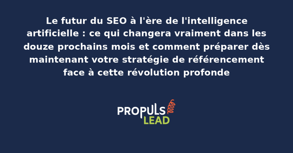 Représentation visuelle de l'évolution du référencement naturel face à l'intelligence artificielle générative avec recherches conversationnelles et nouveaux types de résultats Google enrichis par l'IA