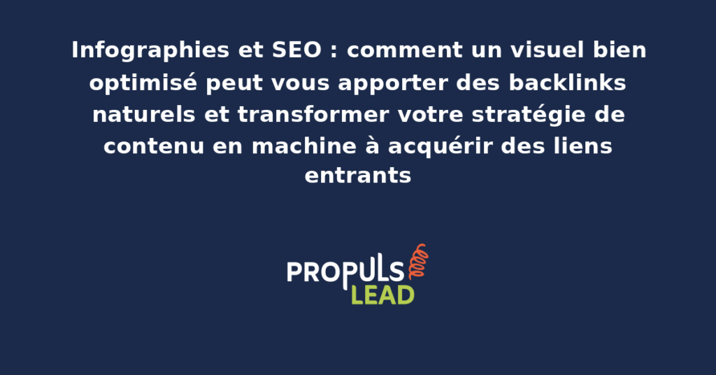 Infographie SEO professionnelle présentant des données statistiques sectorielles avec graphiques colorés, source clairement identifiée et mention de la marque éditrice du contenu