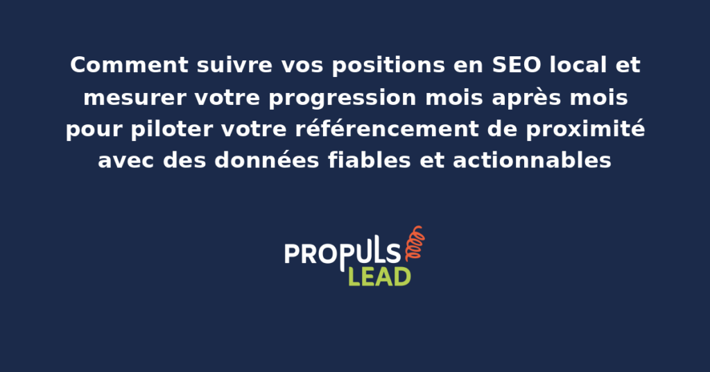 Tableau de bord de suivi de positions SEO local avec courbes de progression mensuelle par requête et par zone géographique