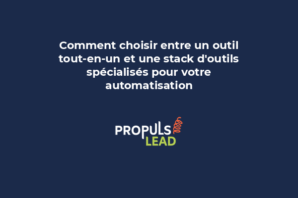 Diagramme comparatif montrant une plateforme tout-en-un versus une stack modulaire d'outils spécialisés