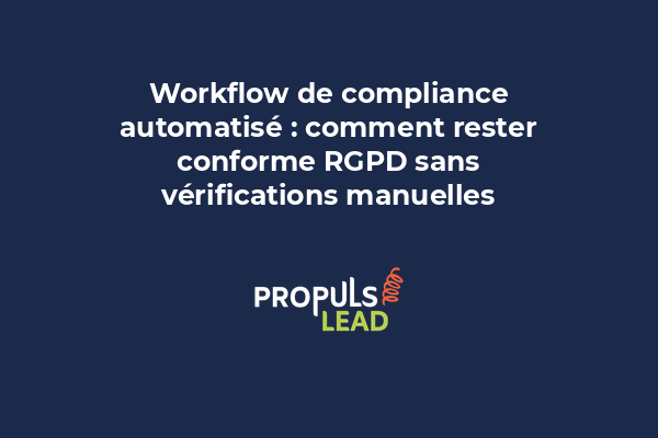Diagramme montrant les étapes d'un workflow de compliance automatisé avec certificats et rapports