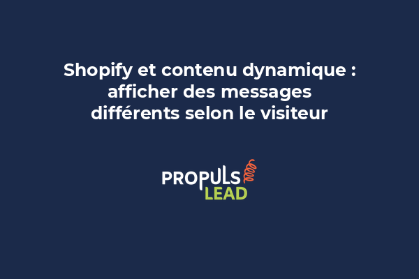 Capture d'écran montrant un widget de contenu dynamique Shopify affichant différentes recommandations et prix en fonction du segment visiteur