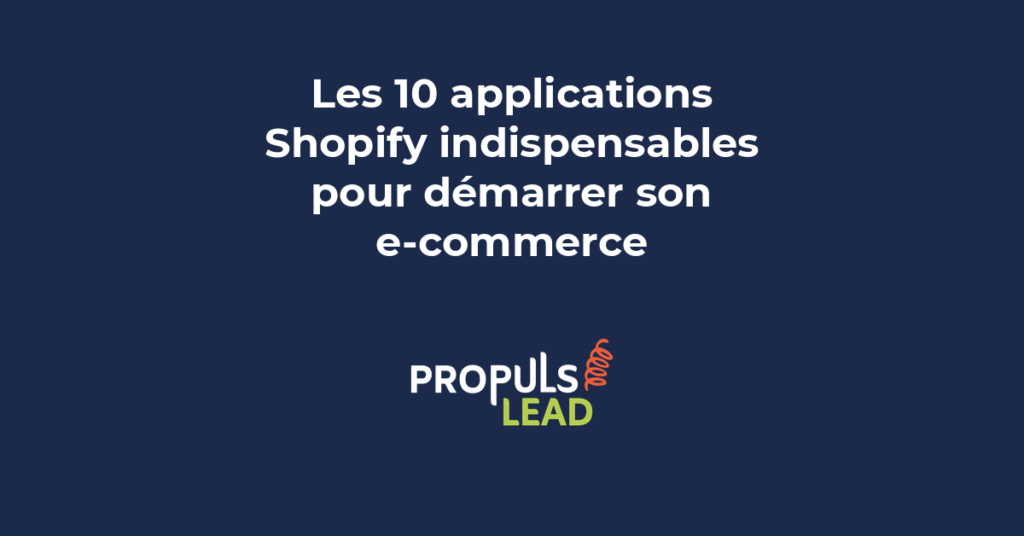 Applications Shopify indispensables e-commerce email marketing SEO avis inventory support