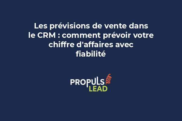 Graphique de prévisions de vente CRM avec courbes de tendance et probabilités de fermeture
