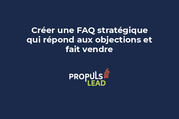 Page FAQ avec questions réponses clients