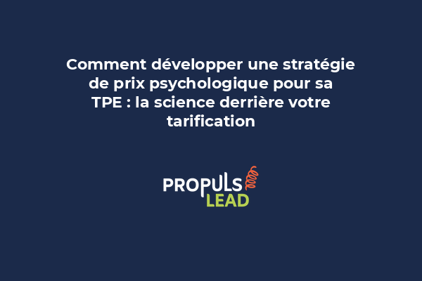 Entrepreneur affichant une stratégie de prix psychologique pour augmenter ses ventes