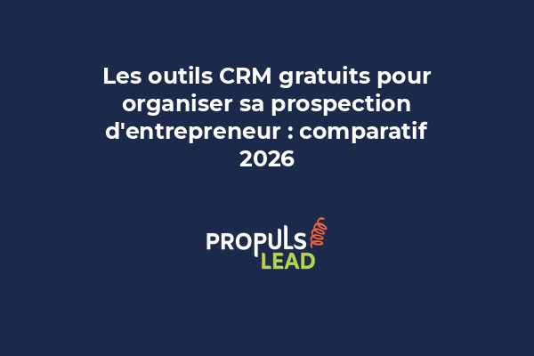Entrepreneur utilisant un CRM gratuit pour gérer ses contacts et sa prospection