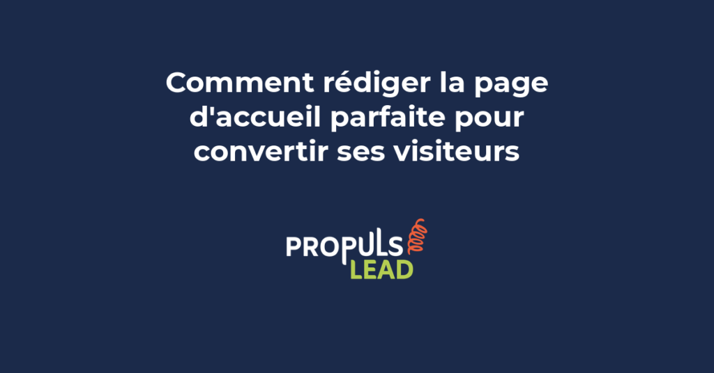 Exemple d'une page d'accueil optimisée avec titre accrocheur et call-to-action clair