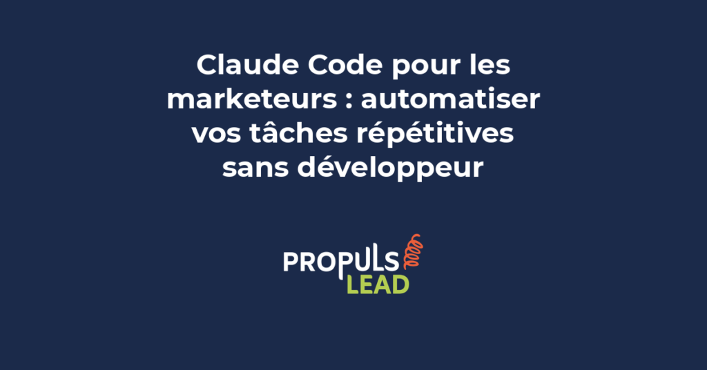 Marketeur utilisant Claude Code pour automatiser des tâches marketing répétitives sans compétences en développement