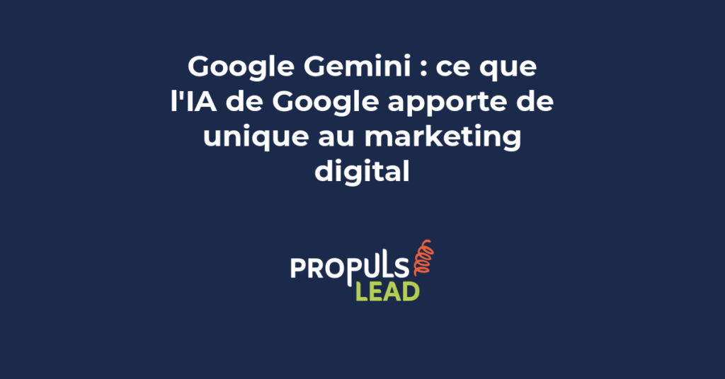 Google Gemini et ses apports uniques au marketing digital des PME grâce à l'intégration native avec l'écosystème Google
