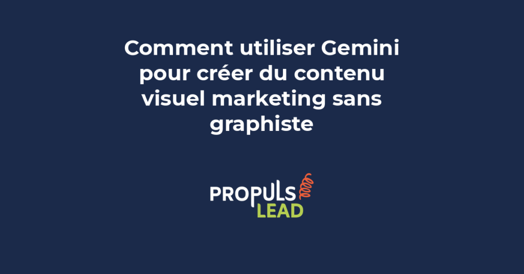 Interface de Google Gemini générant une image marketing professionnelle pour une campagne publicitaire e-commerce