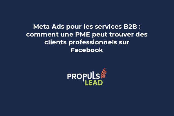 Entonnoir de conversion B2B Meta Ads montrant les étapes du parcours de décision d'un acheteur professionnel