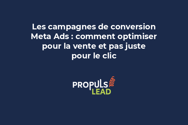 Funneau de conversion montrant les étapes du clic à la vente