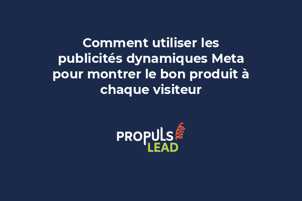 Exemple d'annonce dynamique Meta montrant plusieurs produits personnalisés