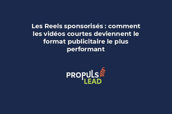 Exemple d'un Reel Instagram sponsorisé montrant une vidéo de 15 secondes en format vertical avec un CTA visible et des indicateurs de performance.