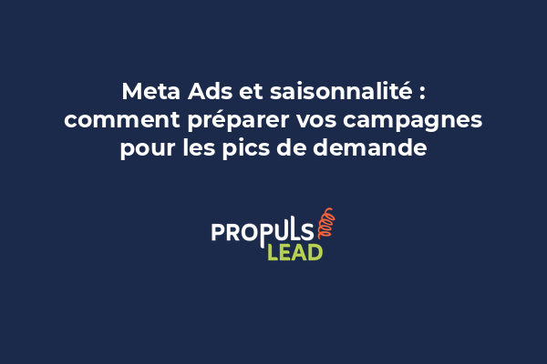 Calendrier marketing avec pics de demande saisonniers et stratégies Meta Ads correspondantes