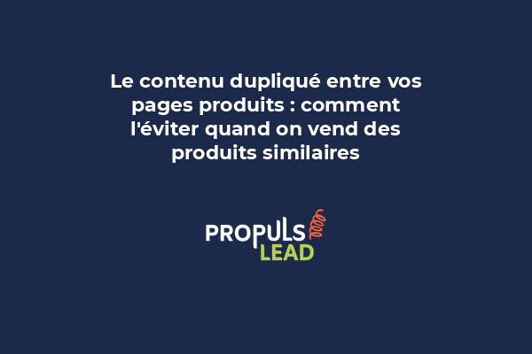 Plusieurs produits similaires avec des badges indiquant des variantes de couleur et de taille.