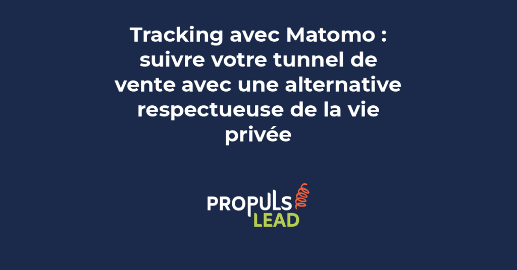 Tableau de bord Matomo affichant le suivi des conversions dans un tunnel de vente étape par étape