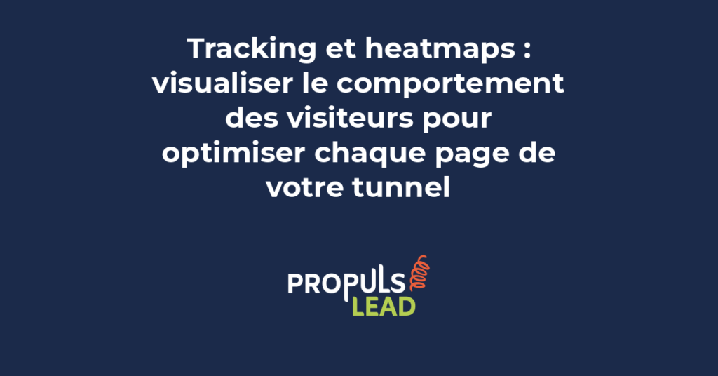 Heatmap visualisant les zones chaudes de clics et d'interactions sur une page de tunnel de vente
