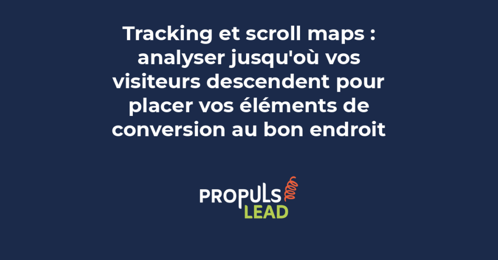 Scroll map montrant la profondeur de scroll des visiteurs sur une page de tunnel de vente pour optimiser le placement