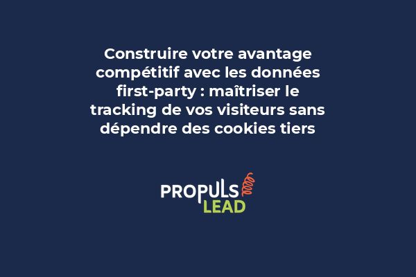 Schéma d'une stratégie de données first-party montrant la collecte d'informations directes de visiteurs sans dépendre de cookies tiers