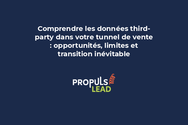 Diagramme montrant la circulation des données third-party à travers les réseaux publicitaires et les limites de ce modèle