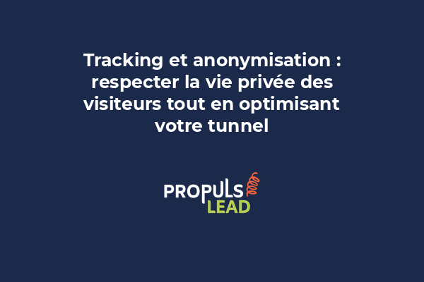 Illustration montrant un tunnel de vente entouré d'un voile de confidentialité, représentant l'anonymisation des données
