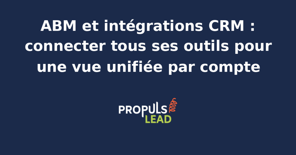 Schéma d'architecture hub-and-spoke ABM en PME B2B avec HubSpot CRM central connecté à LinkedIn Sales Navigator Apollo Clearbit et Lemlist via connecteurs natifs et Zapier pour vue unifiée par compte cible.