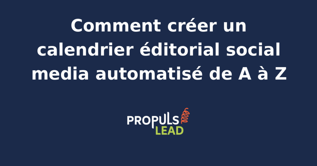 Responsable marketing PME consultant un calendrier éditorial multi-réseaux affiché à l'écran avec piliers de contenu, formats et dates de publication programmées.