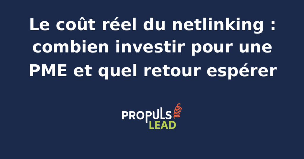 Dirigeant de PME analysant un tableau Excel de budget netlinking annuel avec colonnes de tarifs par autorité de domaine et calcul du retour sur investissement SEO