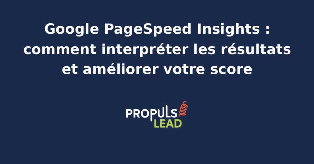 Capture d'écran de l'interface Google PageSpeed Insights affichant un rapport de performance avec les scores mobile et desktop ainsi que les indicateurs Core Web Vitals LCP CLS et INP