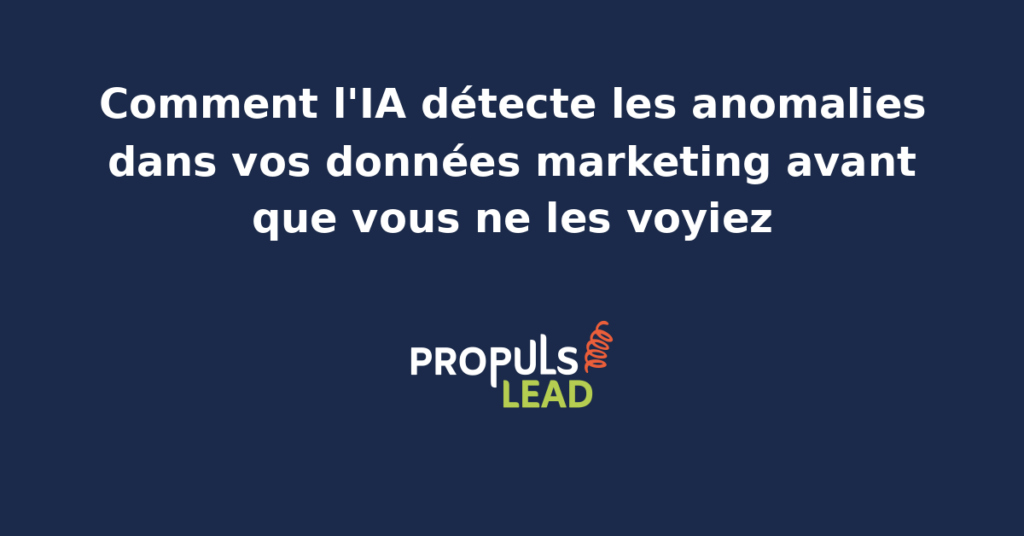 Marketeur PME alerté par une IA qui détecte une anomalie inhabituelle dans les courbes de conversion d'un tableau de bord marketing en temps réel