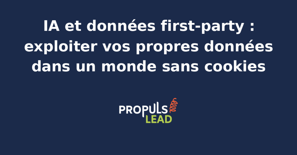 Marketeur PME orchestrant ses données first-party collectées via CRM email et site web dans une plateforme CDP propulsée par IA pour des audiences activables