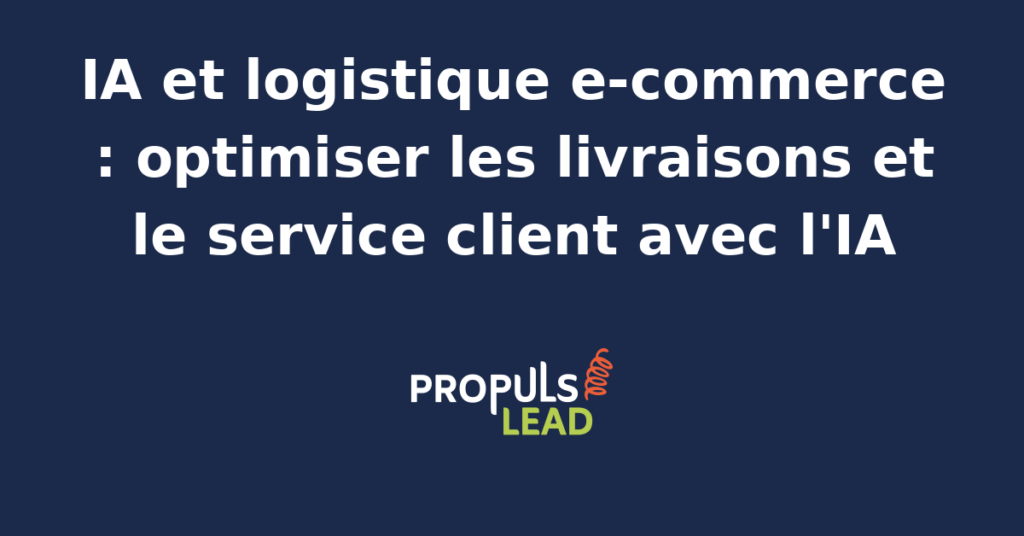 Tableau de bord logistique e-commerce IA centralisant commandes transporteurs adresses incidents et tickets service client avec scoring de risque livraison par colis