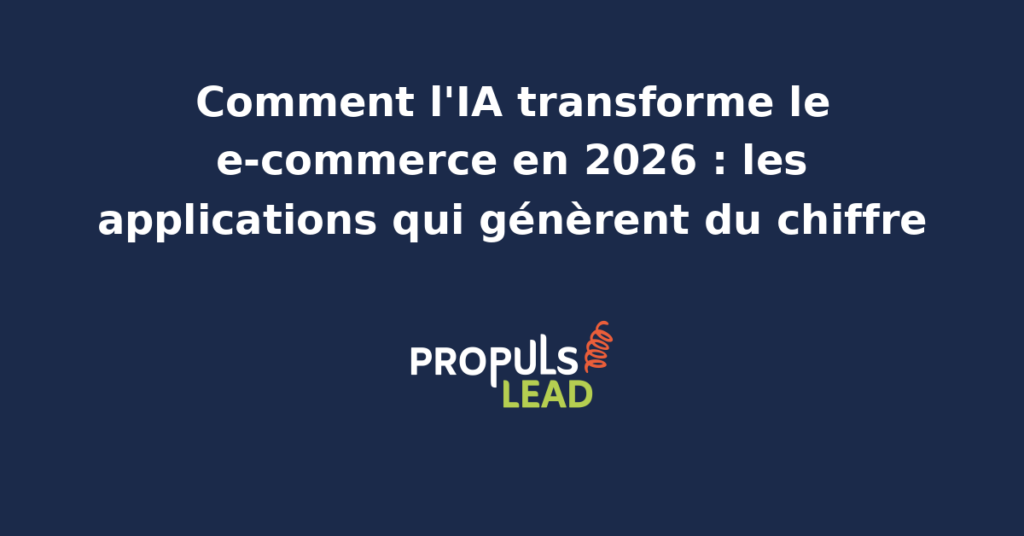 Responsable e-commerce PME pilotant un tableau de bord IA qui combine recommandations produits, prix dynamiques et personnalisation du parcours sur la boutique en ligne